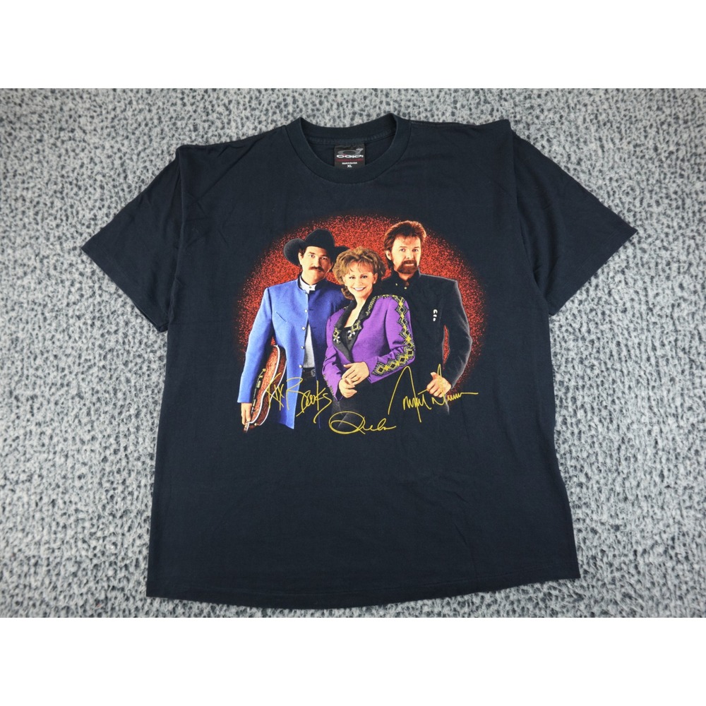 OGIO Brooks & Dunn Reba McEntire Country Music Graphic T-Shirt Mens XL Black USA